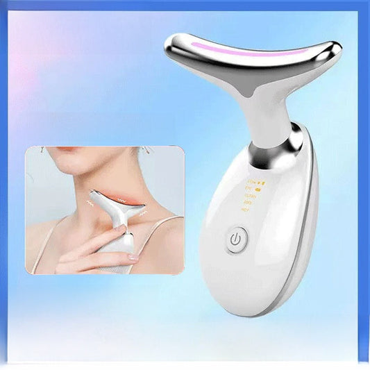🎁 Handheld Neck Massager with Microcurrent and Color Light Therapy (100% off)